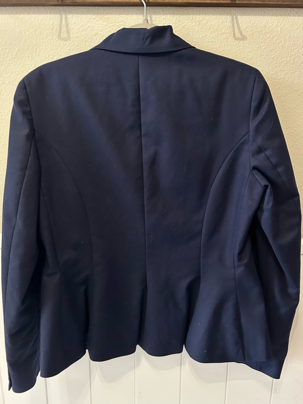 Lauren Ralph Lauren Navy Crest Blazer Gold Buttons Nautical Preppy Cotton Jacket - Picture 8 of 11